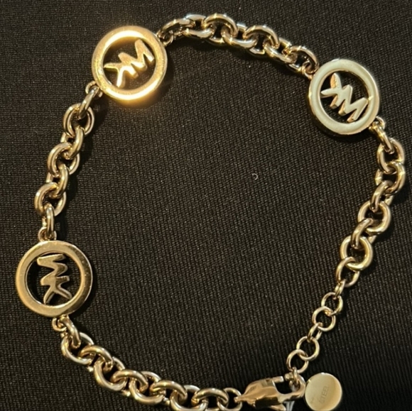 MICHAEL KORS BRACELET WITH RHINESTONES SIGNATURE LOGO - Picture 2 of 3